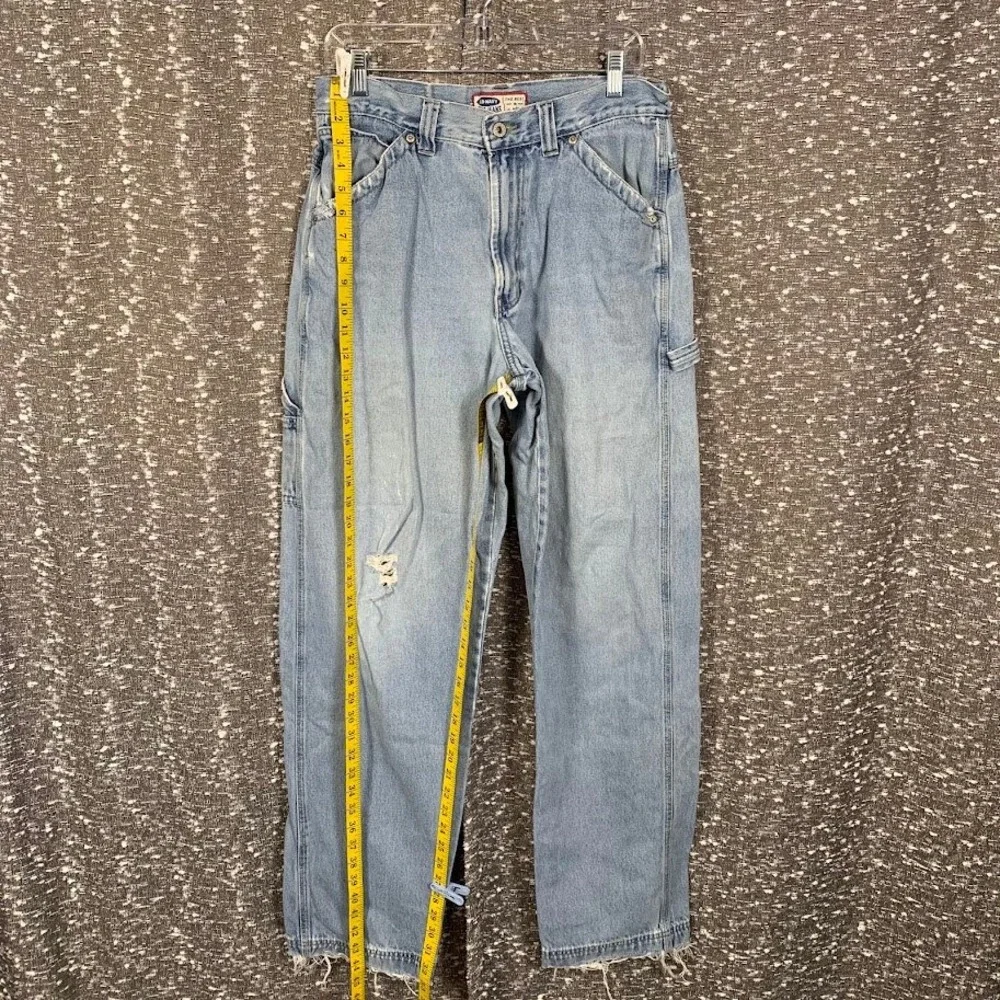 Vintage Old Navy Carpenter Jeans Mens 31x29 Light Wash Baggy Skater Y2K Denim
